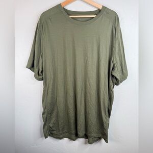 QOR Merino Wool Blend Lightweight Tee Army Green XXL